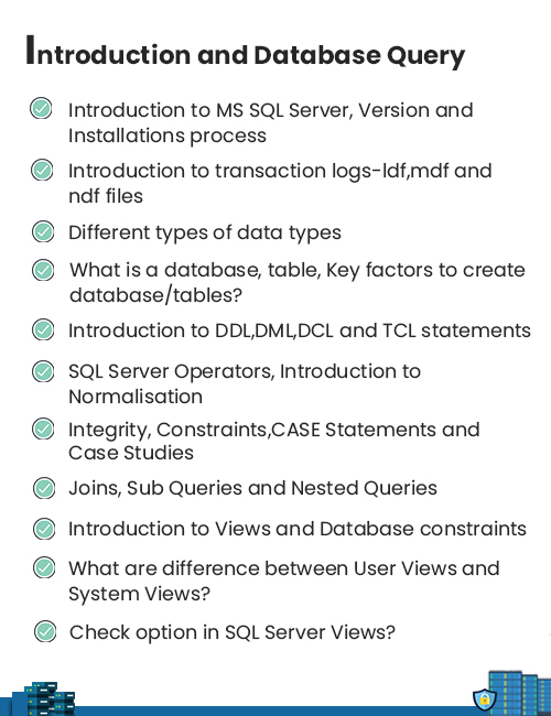MS SQL Server Module 1