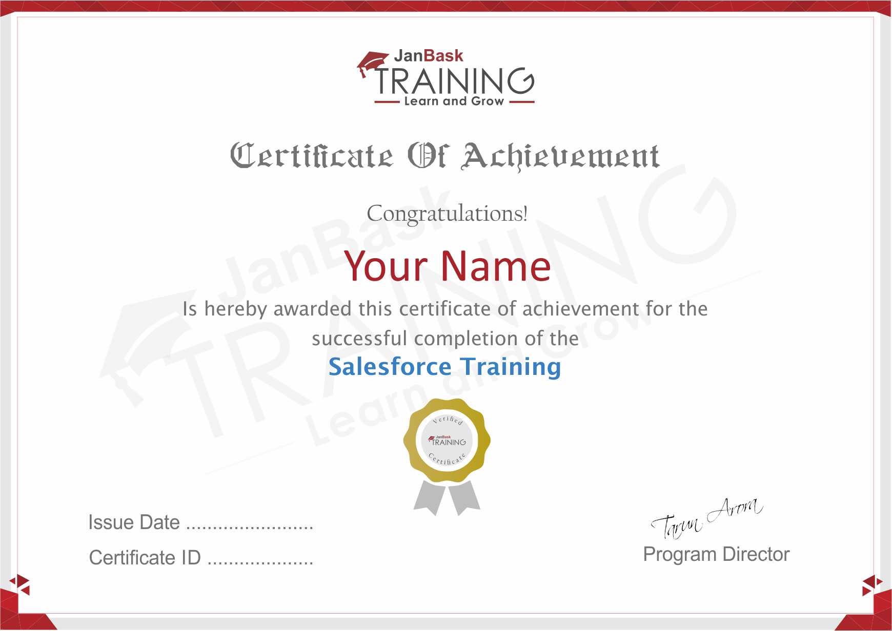 Salesforce Training Varanasi Certificate