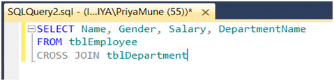 Different Type of SQL Joins