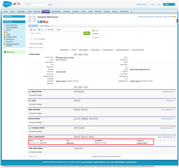 What is Inbound Email Service in Salesforce?