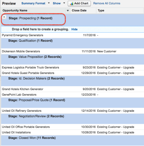 How to Create Summary Report in Salesforce?