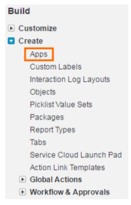 How to Create an App in SFDC?