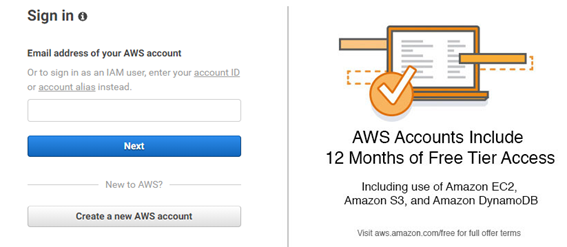 Create an AWS Account