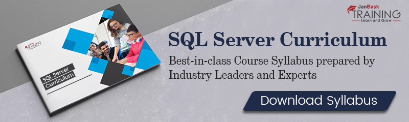 SQL Server Curriculum
