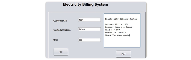 Electricity Billing System