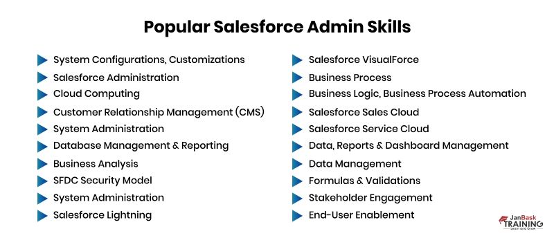 skills for salesforce admin