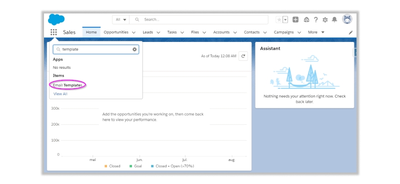 email templates in salesforce