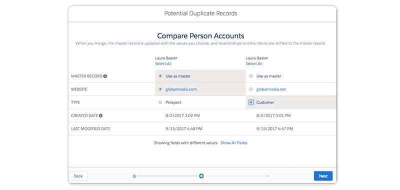 How to Merge Accounts in Salesforce Lightning?