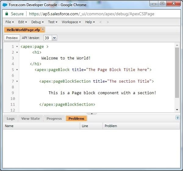 VisualForce Component: Type of VisualForce Component in Salesforce