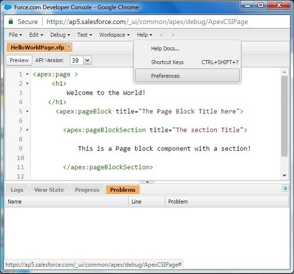 Creating a Visualforce Page