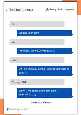 Amazon Chatbot and  Integrate with Facebook steps