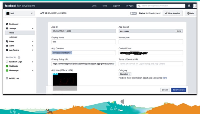 Amazon Chatbot and  Integrate with Facebook steps 15