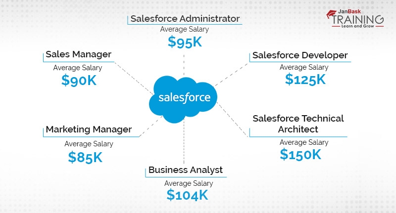 Salesforce career income!