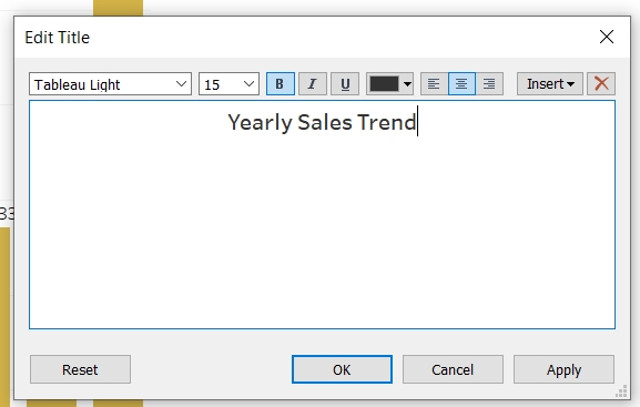 Changing Worksheet Title