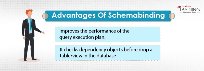 Advantages of schemabinding