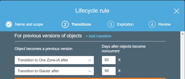 To enable lifecycle management policies: