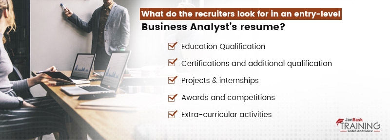 resume for business analyst entry level