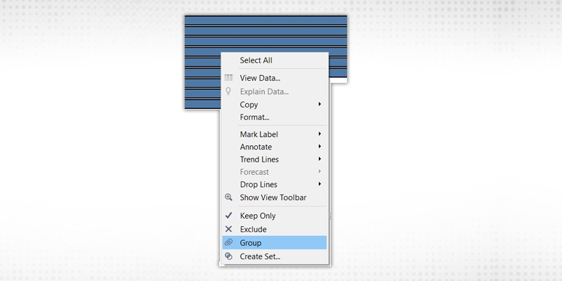 how to create groups in tableau