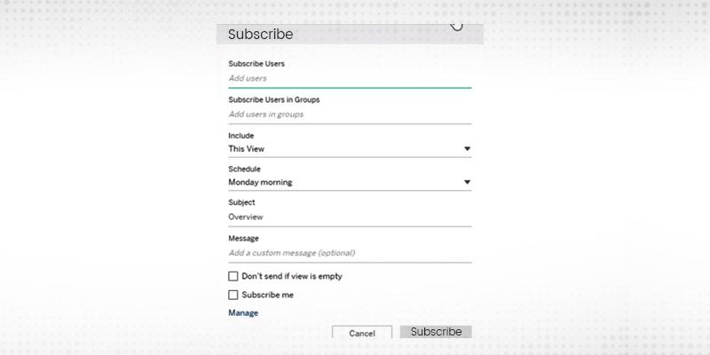 Subscribe to the Report