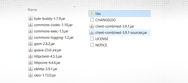 Selenium webdriver API