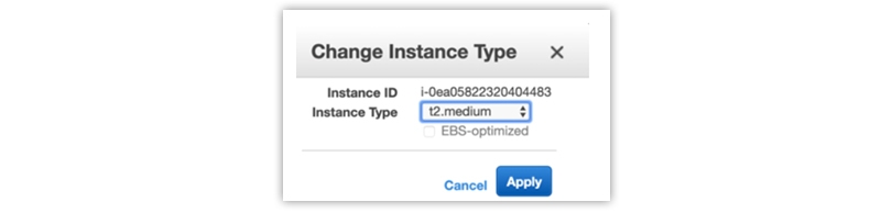 Changing AWS EC2 Instance Type :STEP 3