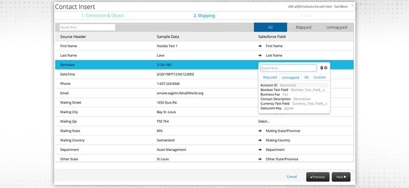 Importing Data into Salesforce using Dataloader.io